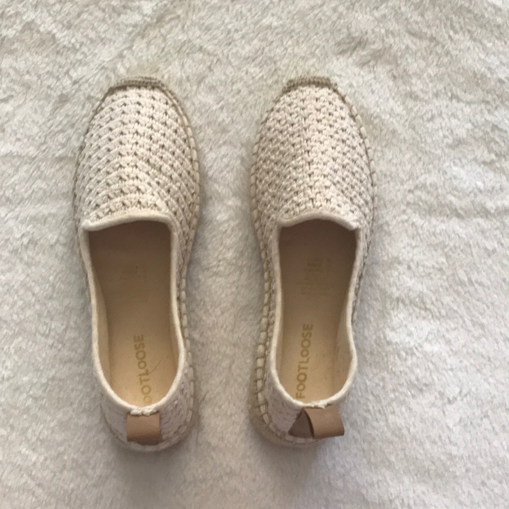 Women's Cream Slip-On Shoes New
